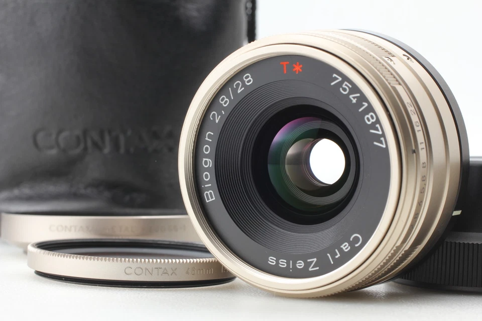 [Top MINT w/ Hood] Contax Carl Zeiss Biogon T* 28mm f/2.8 Lens G1 G2 From JAPAN - Image 4 of 4