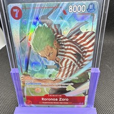 Bandai Roronoa Zoro OP14-015 OP-14 Rare Alt Art Holo Character 8000 Eng