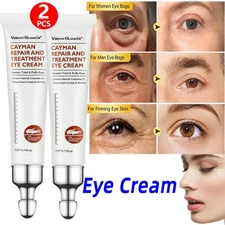 2PCS Instant Remove Dark Circles Wrinkles Face Lines Puffy Eyes Under Eye Cream