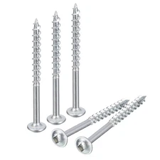 #8x2" Pocket Hole Screws, 50pcs Square Drive Self Tapping Wood Screws