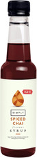 Sugar Free Spiced Chai Syrup, Low Calorie, Vegan & Nut Free Flavoured Syrup for