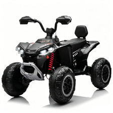 24V 4WD Kids ATV Ride On Car 2-Seater with Parent Remote Control  EVA Wheels
