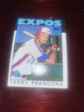 1986 Topps #374 Terry Francona Montreal Expos