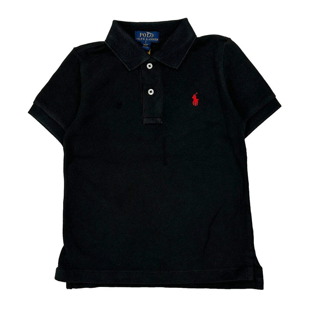 Age 3 Polo By Ralph Lauren Polo Shirt - XS Black Cotton