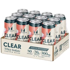 Myprotein Clear Whey Isolate Protein Drink - 20g Protein - Tropical Dragonfruit