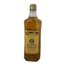 Starbucks Vanilla Flavored Syrup (1 Liter / 33.8 fl oz)