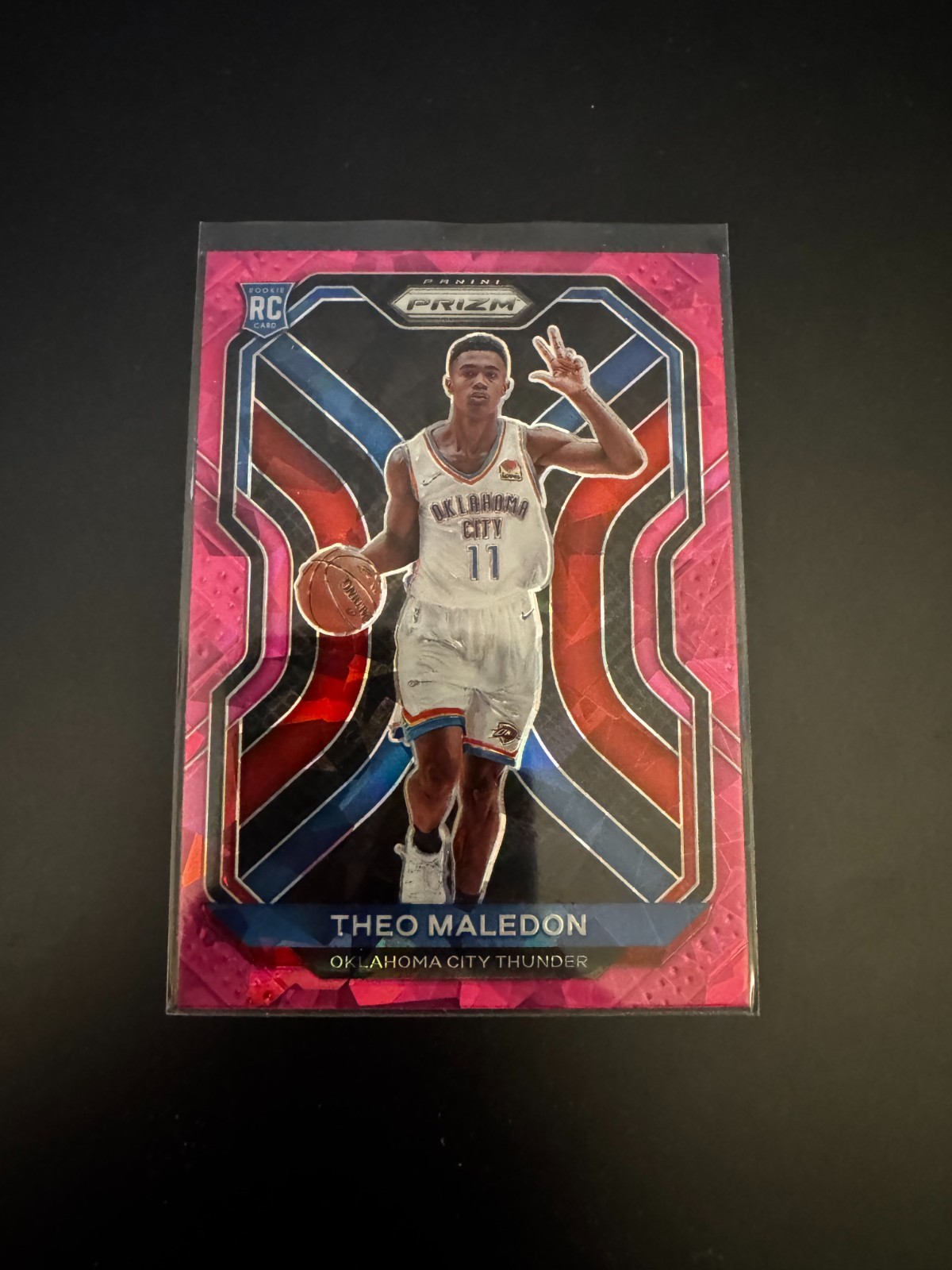 2020-21 Panini Prizm Theo Maledon RC #289 Pink Ice