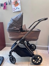 Silver Cross Dune Pushchair Dune + Compact Carrycot +Raincover +Sun Sail