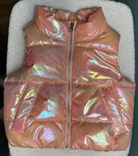 NWT-H M 2T Girl's Puffy Pink Vest