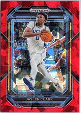 2023 Panini Prizm Draft Picks #6 Jaylen Clark Red Ice