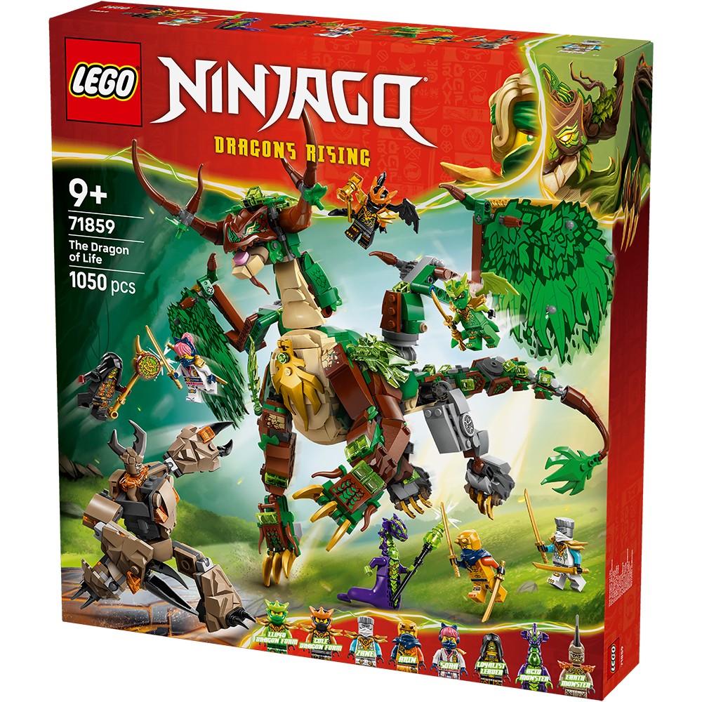 LEGO NINJAGO Dragons Rising The Dragon of Life 71859 Building Set