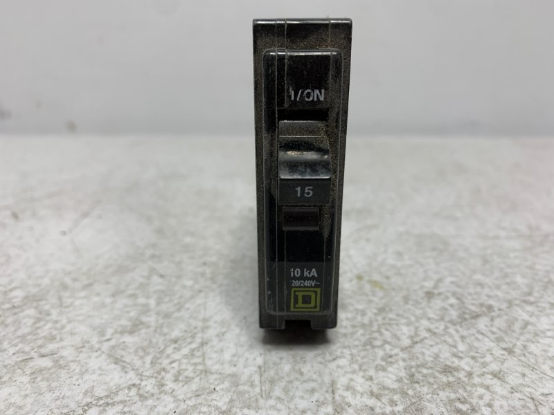 Square D Q0115 Circuit Breaker 15A 120/240VAC 1-Pole