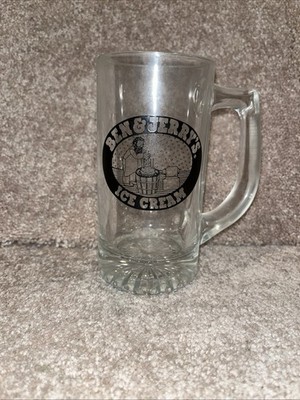 Rare Vintage 1980s Ben & Jerry's Ice Cream Beer Mug No Chips/Cracks