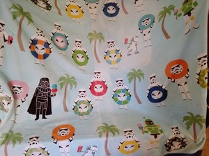 Pottery Barn STAR WARS X-Large Beach Towel Family Size 64x64"