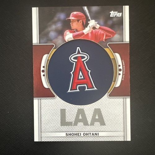 2023 Topps Baseball #TLP-SO Shohei Ohtani COMMEMORATIVE TEAM LOGO PATCH RELIC