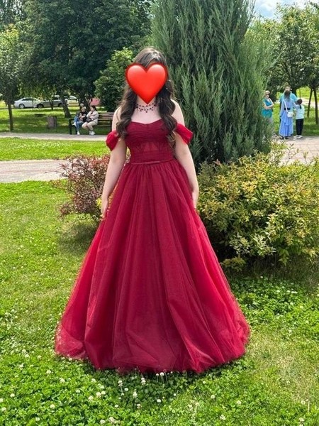 Women Dress Burgundy 36