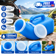 Portable Urine Bottle for Men 1200ml Travel Car Camping Urinal UK