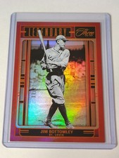 2025 Panini Three and Two Jim Bottomley Legendary Orange /20 Cardinals