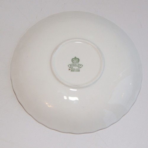 Tazza e piattino turchese oro Aynsley Orchard - Foto 6 di 11