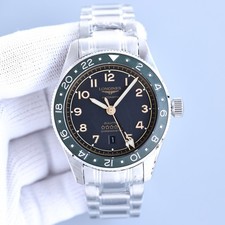 1:1 Longines Spirit Zulu Time 42mm Anthracite Dial Steel Men's Watch L3.812.4