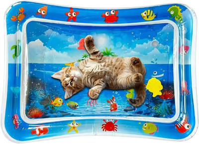 Katzen-Wasserbett-Spielmatte, Kühlendes Wasserbett-Spielzeug Für Hunde, Interakt