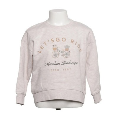 Mango, Sweatshirt, Größe: 116, Beige, Baumwolle/Polyester, Print, Sweat #uPX