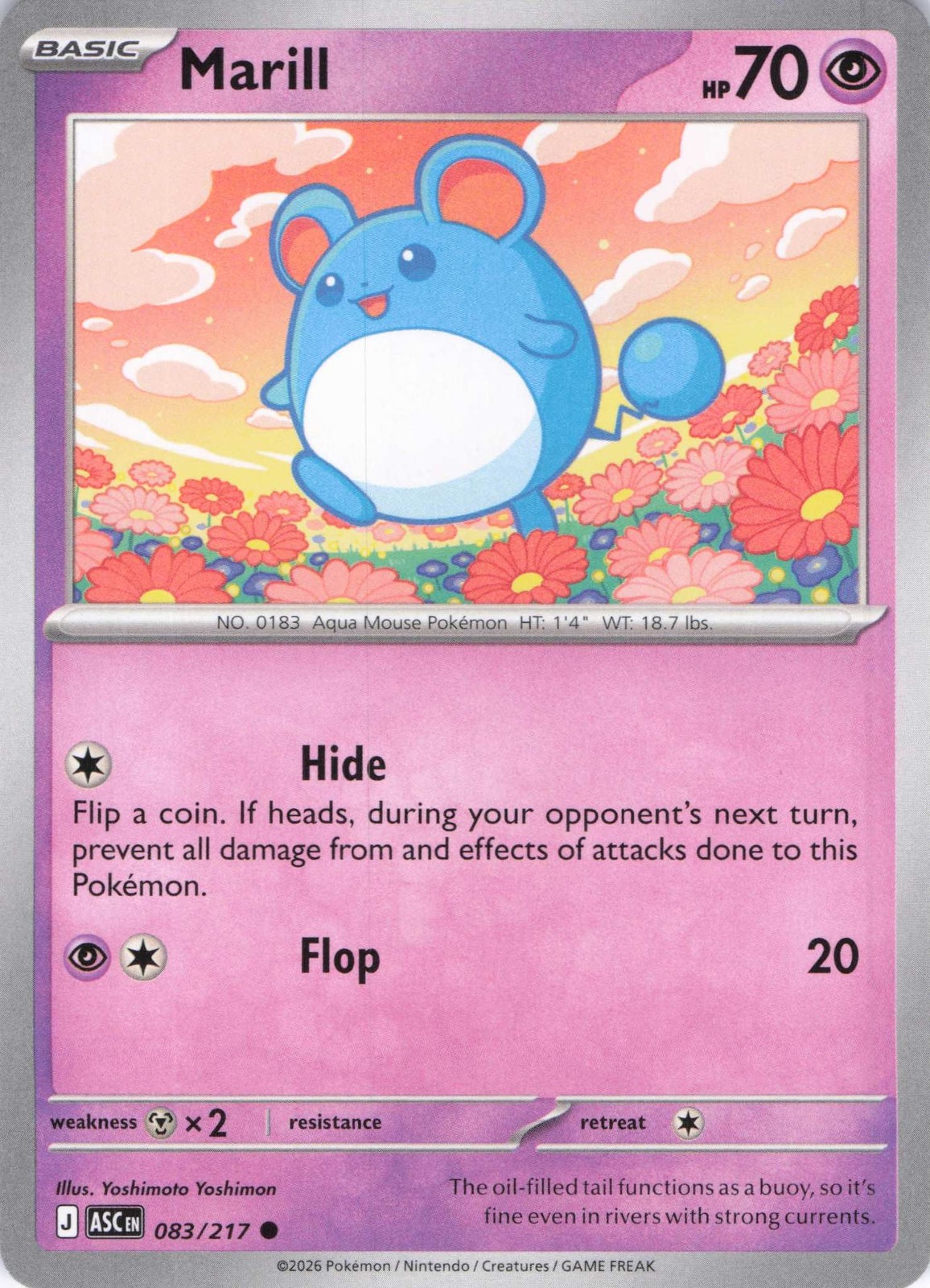 ME: Ascended Heroes #083/217 Marill