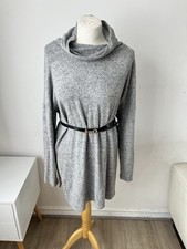 H& M jumper dress size M grey sale