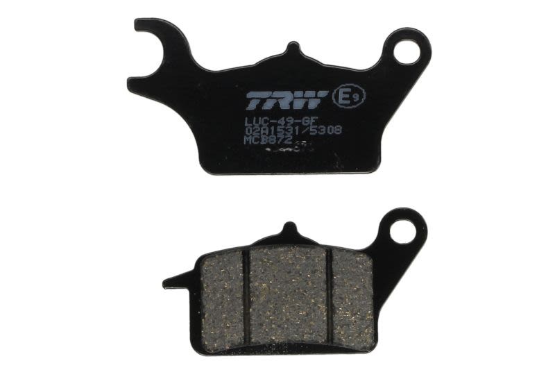 Plaquettes de frein TRW MCB872 anti-bruit et endurance thermique moto