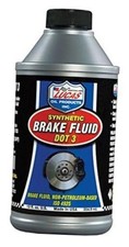 Brake Fluid, DOT 3, Synthetic, 12 oz Bottle, Each 12 Fl Oz