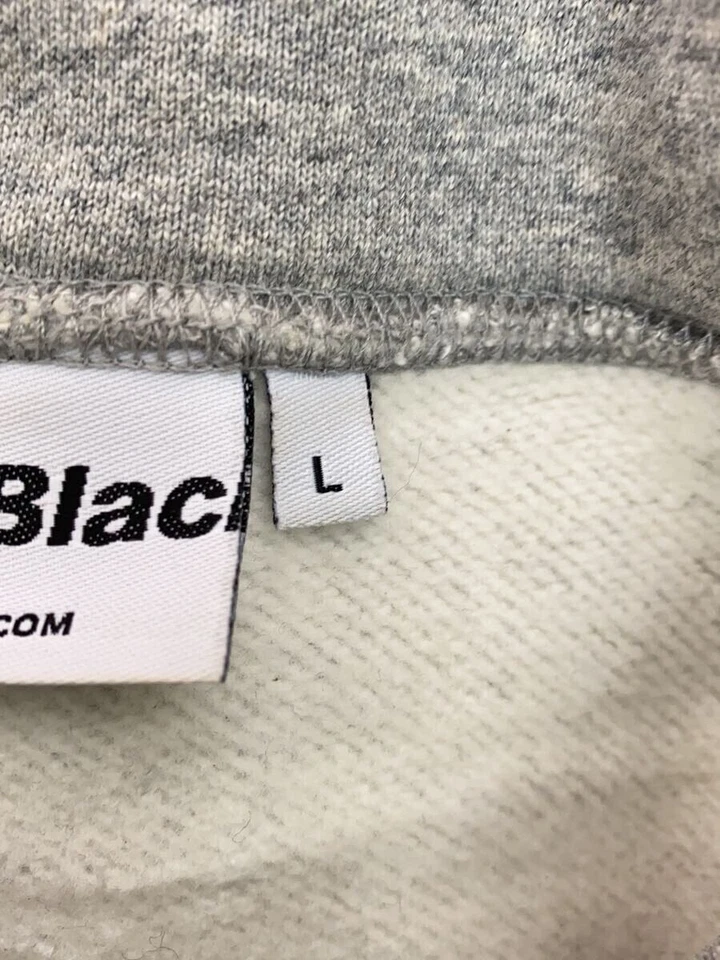 Sudadera con capucha Blackeyepatch × Answer L algodón GRIS lisa Foto 4 de 4