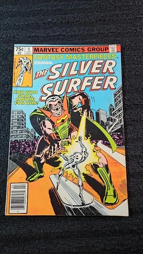 1980 MARVEL COMICS FANTASY MASTERPIECES #5 NEWSSTAND VF- VINTAGE SILVER SURFER