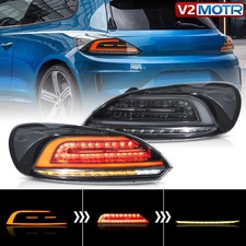 Vland Smoke Led Tail Lights Wstartupsequential For 2009-14 Vw Scirocco Mk3 Lr Vland Smoke Led Tail Lights Wstartupsequential For 2009-14 Vw Scirocco Mk3 Lr