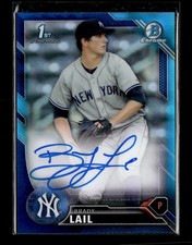 2016 Bowman #CPA-BL Brady Lail Chrome Prospect Autographs Blue Refractor #/150