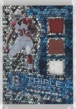 2017 Panini Spectra Triple Threats Neon Blue Prizm 41/50 David Johnson #12 2r5