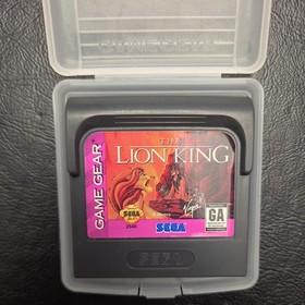 The Lion King (Complete in Box) - Sega Game Gear - Disney Interactive - Acceptab