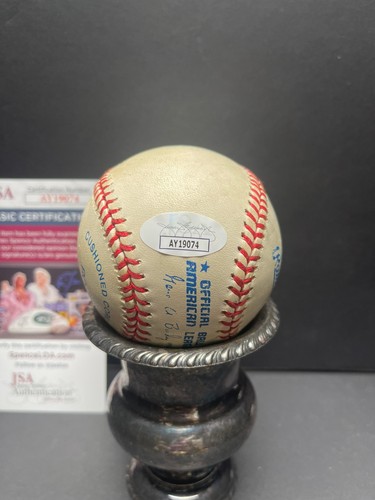 Fergie Jenkins - Signed Budig Baseball - JSA (AY1907) - "HOF 91" Inscription - Picture 3 of 7