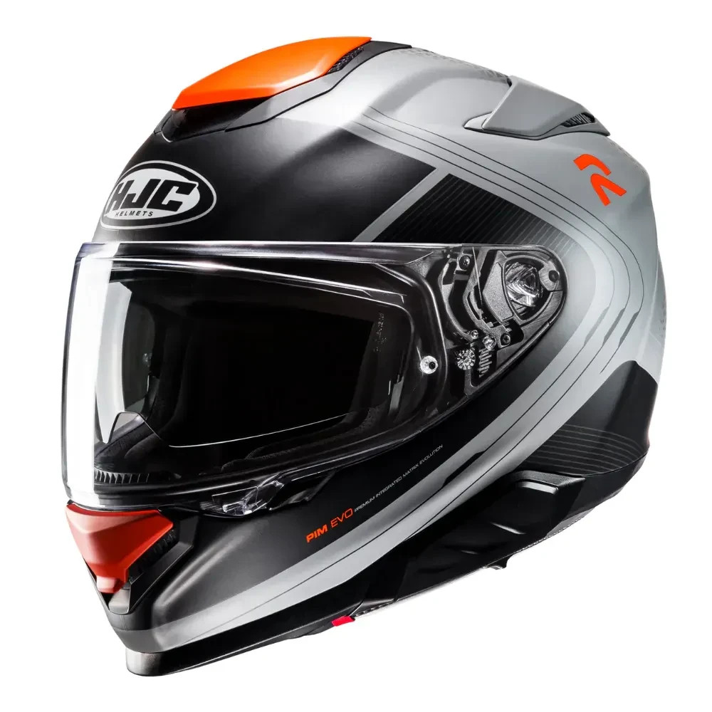 HJC RPHA 71 Frepe Grey Orange Full Face Motorcycle Motorbike Helmet Medium 57/58