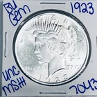 1923 BU UNCIRCULATED SILVER PEACE DOLLAR AUTHENTIC U.S. MINT FREE SHIPPING 7043