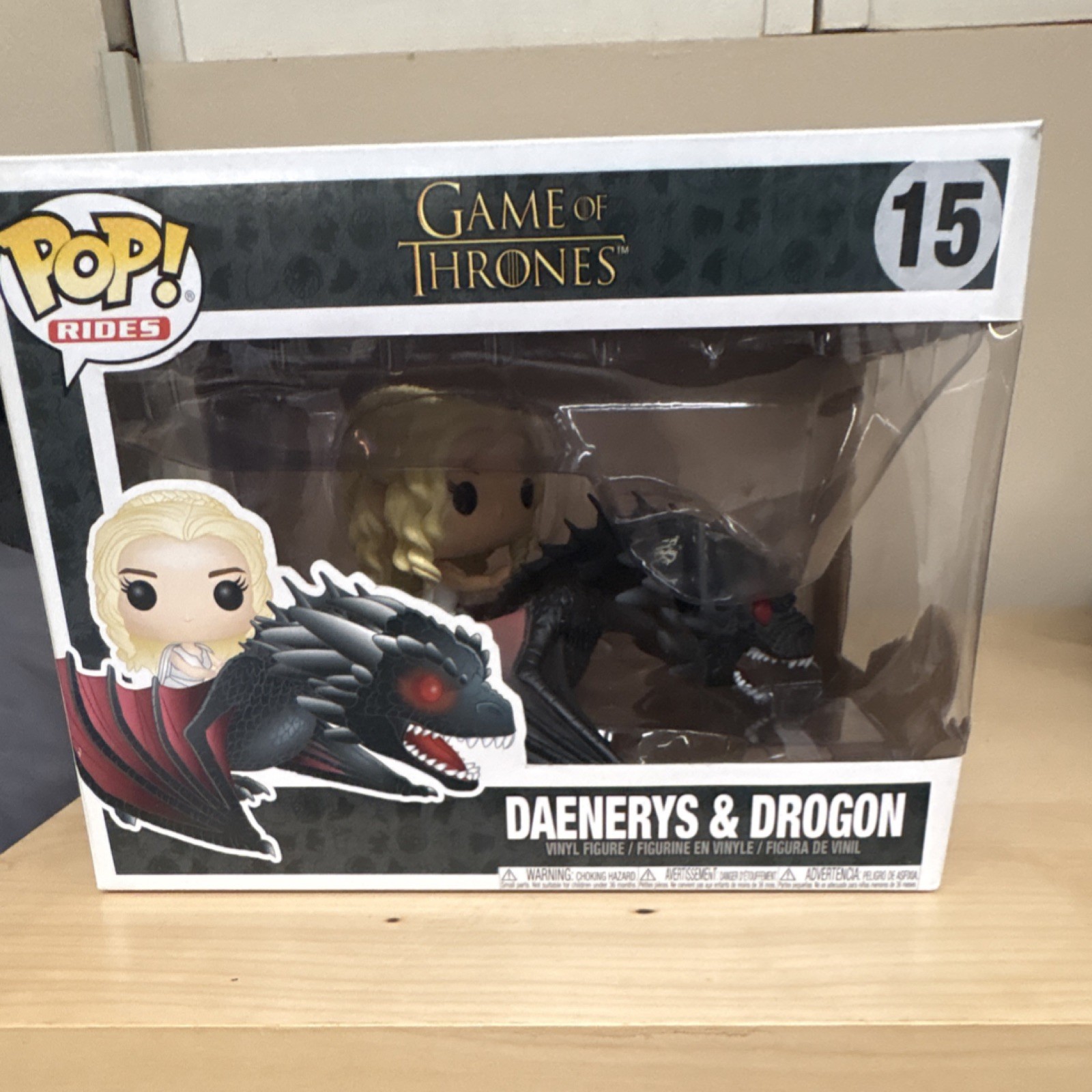 Funko Pop! Rides Game of Thrones Daenerys & Drogon #15 Vinyl