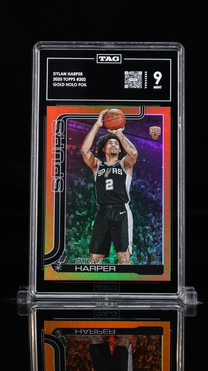 2025-26 Topps Gold Holo Foil #202 Dylan Harper RC 36/50 | eBay