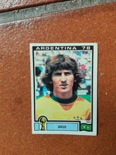 Panini Argentina 78 Zico Sticker Number 254