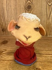 Lamb Chop Hand Puppet Vintage 1960 Tarcher Shari Lewis Toy Vinyl Rubber Head
