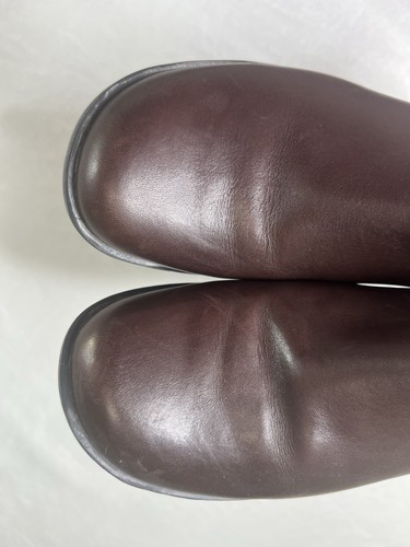 Clarks Womens Ankle Brown Leather Boots Shoes Side Zip Buckle Round Toe Sz 8.5M - Picture 8 of 10
