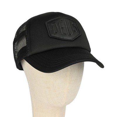 Deus Ex Machina Baylands Mesh Back Trucker Cap - Schwarz