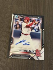 2021 Bowman Draft Chrome Pick Black Refractor Auto /75 #CDA-RH RYAN HOLGATE RC