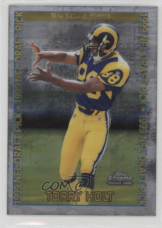 1999 Topps Chrome 1999 NFL Draft Pick Torry Holt #149 1r2d