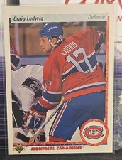 90-91 Upper Deck Craig Ludwig 🚨🚨🚨 Montreal Canadiens 