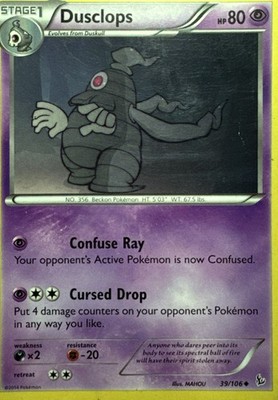 Dusclops Uncommon XY - Flashfire 39/106 MP