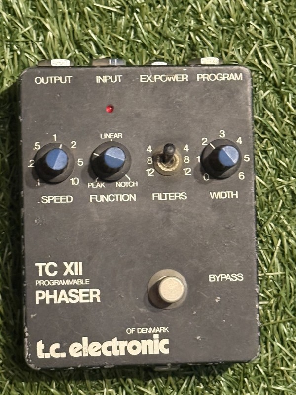 T.C. Electronic TC XII Programmable Phaser WORKS! Guitar effects pedal